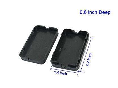 55 x 35 x 15mm Black Waterproof Junction Box Electrical Small Project Case Engineering Wire Switch Plastic, 24Pcs - size: 55 x 35 x 15mm(24PCS)
