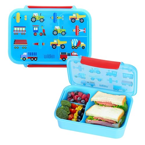 Wildkin Reusable Food Container for Kids – Trains, Planes & Trucks - color: Trains, Planes & Trucks