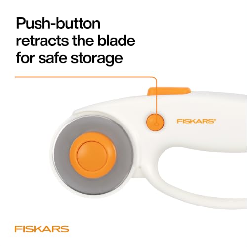 Fiskars 45mm Loop Rotary Cutter for Fabric, Arts, Crafts, Sewing - color: Standard