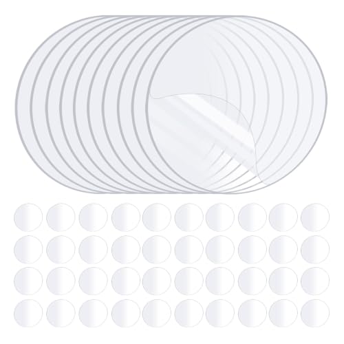 ZOMPAGO Heavy Duty Double Sided Mounting Circle Tape Picture Hanging 50PCS - size: 50PCS（Circle）