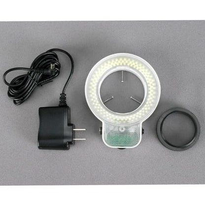 AmScope LED-144S 144 LED Compact Ring Light + Adapter - style: LED-144S