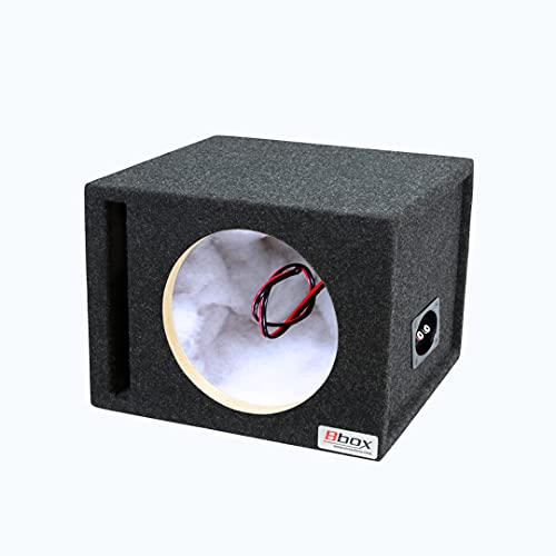 Atrend Bbox Car Pro Audio Speaker Enclosures 10” Single Vented Subwoofer/Speaker Enclosure High Grade MDF – Nickel Finish Speaker Terminals 18 Gauge Audio Cables - Improves Audio Quality, Sound & Bass - size: 10 inch, style: VENTED