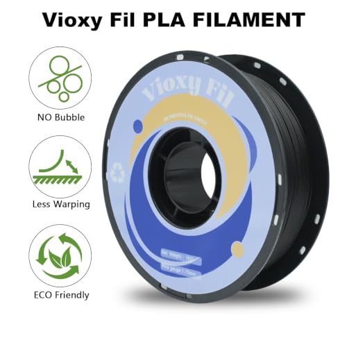 PLA 3D Printer Filament, Dimensional Accuracy +/- 0.02 mm, 1 kg Spool(2.2lbs), 1.75 mm,Black - color: Black, size: 1kg
