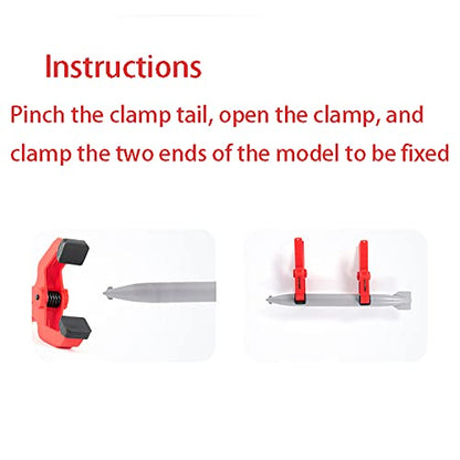 2/4/20 PCS Seamless Auxiliary Clamp Model Tool for Hobby Model DIY - color: 20pcs