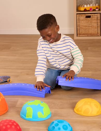 Balance Beam for Kids - Interlocking Balancing Beams - sensory pods - Active Play for Toddlers, Kids - 3 Years +