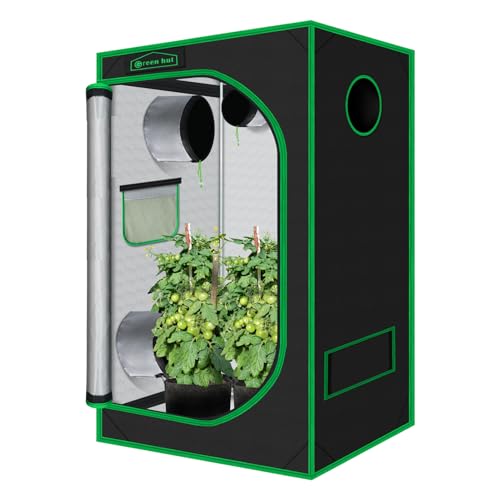 4x2 Grow Tent 48"x24"x60" 600D Mylar Hydroponic Growing Tent - size: 48"x24"x60"