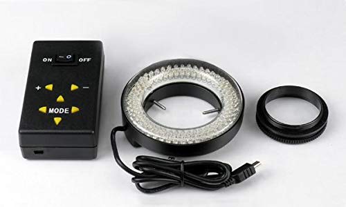 AmScope LED-144A 144-LED Lighting-Direction-Adjustable Microscope Ring - style: LED-144A-YK