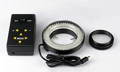 AmScope LED-144A 144-LED Lighting-Direction-Adjustable Microscope Ring - style: LED-144A-YK