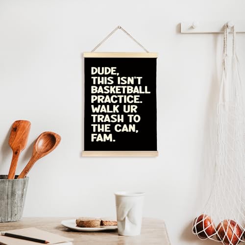 CGBHW Funny English Classroom Poster Hanger Frame 12x16 Inch Black, Math Classroom Must Haves Posters Wall Art Hanging Decor for School Decoration, Funny Literary Gifts for Basketball Sports Lover - color: Classroom decor-16