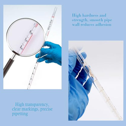 Serological Pipettes - 25ml Serological Pipettes/Red， Individually Wrapped (Case of 50) - size: 25ML/50PCS