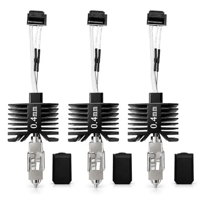 3PCS 0.4mm Integrated Hotend Nozzle for Bambu Lab P1P/P1S