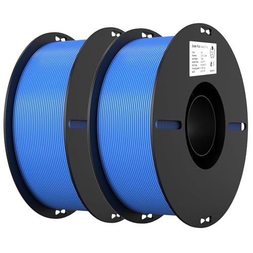 Creality PLA 3D Printer Filament, Blue & Blue, 2-Pack, 2KG Total - color: Blue*2 Pla, size: 2kg
