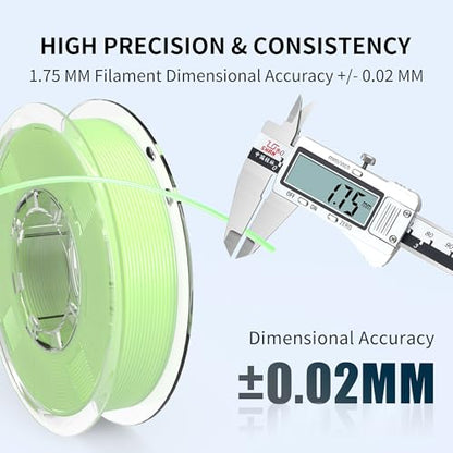 RAMBERY Transparent Multicolor Rainbow Filament, Crystal Rainbow PLA Clear 3D Printer Filament Bundle Gradient Change 1.75mm Fit Most FDM Printer，200gX4 Spools - color: Crystal Rainbow