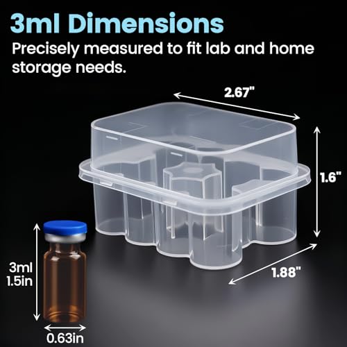 20-Slot Fridge Vial Organizer - Stackable for 3mL & 10mL - color: A3