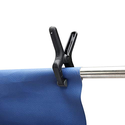 Amazon Basics 14-Piece Nylon Spring Clamp Set for Photography, Woodworking and Crafts, 6 Pack of 3-3/8-inch, 4 Pack of 4-1/2-inch, 4 Pack of 6-1/2-inch, Black/Grey - style: 14-Piece