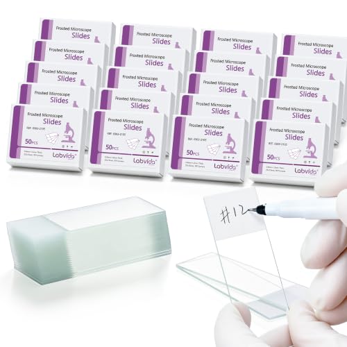1000pcs Frosted Microscope Slides, Dim.75x25x1mm, LVQ006D - color: LVQ006D
