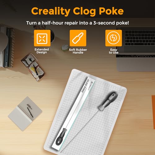 Creality 3D Printer Tools, Clog Poke 3D Printer Nozzle Cleaning Kit