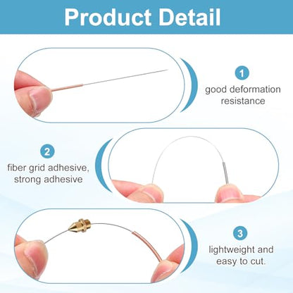 MECCANIXITY 10Pcs 3D Printer Nozzle Cleaning Kit Precision 0.6mm Stainless Steel Cleaner Needles for 3D Printer Clog Removal, Maintenance - size: 0.6mm