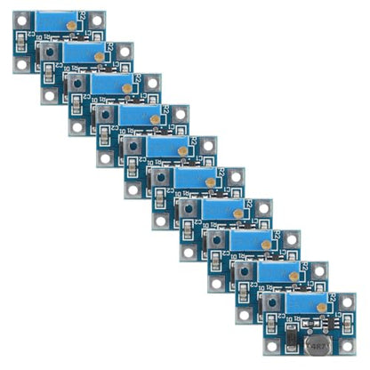 10pcs SX1308 DC-DC Boost Power Module 2A Adjustable 2-24V to 5/9/12/28V High Efficiency - color: SX1308 Adjustable