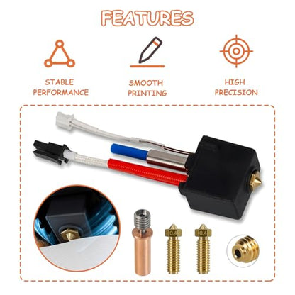 Kobra 2 Hotend 3D Printer Extruder End Kit - style: For Kobra 2