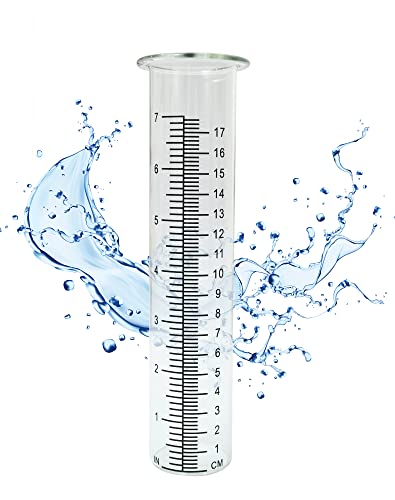 7" Plastic Rain Gauge Replacement Tube, 8.25 x 2.25 x 1.75 inches Cold Resistance Crack Resistance for Outdoor Yard Garden Home - color: 1PCS