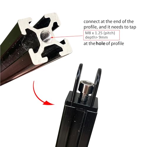 2 Sets 3030 Aluminum Extrusion Hardware Hinges Pivot Joint Brackets