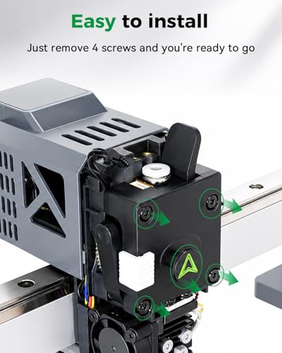 Creality Official Ender 3 V4 Extruder, High Torque Up to 80N, Dual Gear Design for Smooth & Precise Feeding, Compatible with Creality Ender 3 V4 3D Printer - style: Extruder