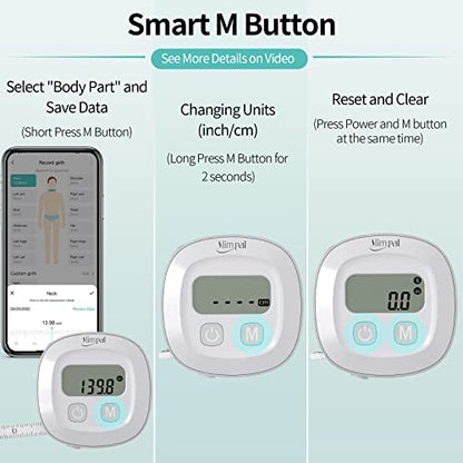 Slimpal Measuring Tape for Body Measurements with Case, FSA Eligible HSA - color: 84114-P
