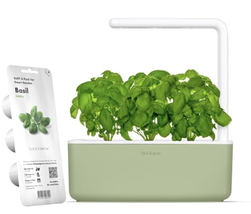 Click & Grow Smart Garden 3 Indoor Herb Garden Kit with Grow Light, Sage - color: Sage green