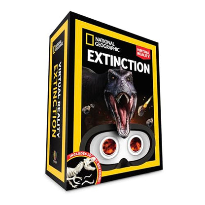 National Geographic Extinction-Dinosaur VR STEM Activity Kit for Kids 8-12