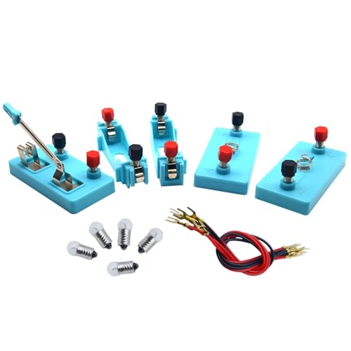 1 Set Circuit Learning kit Basic Physics Electrical Experiment Box for Building Circuits in Physics Labs
