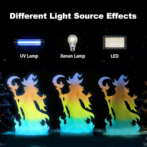 YOUSU 3D Printer Filament, Glow in the Dark Filament, Luminous Rainbow 1kg - color: 5-glow Rainbow a