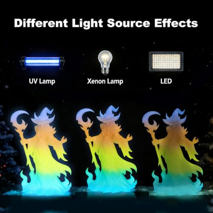 YOUSU 3D Printer Filament, Glow in the Dark Filament, Luminous Rainbow 1kg - color: 5-glow Rainbow a