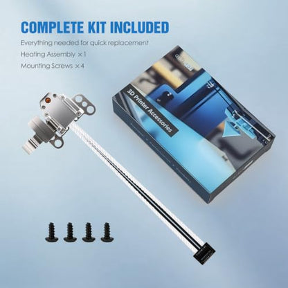 Heating Assembly Kit for Flashforge Adventurer 5X / AD5X, Ceramic Heating Element Replacement with Integrated Heating Assembly, 3D Printer Accessories - color: Heating Assembly