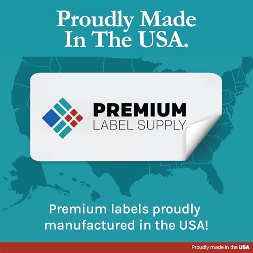 Premium Label Supply Waterproof White Return Address Sticker Labels – 1.75" x 0.5" – Laser Printers Only – (80 per Sheet), 1000 Sheets - 80,000 Total Adhesive Labels - size: 80000 Labels