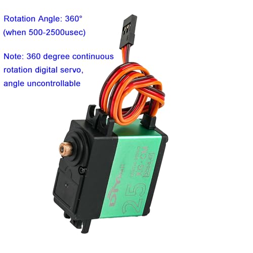 TD-8825MG 25kg Digital Servo 360 Degree Continuous Rotation Servo