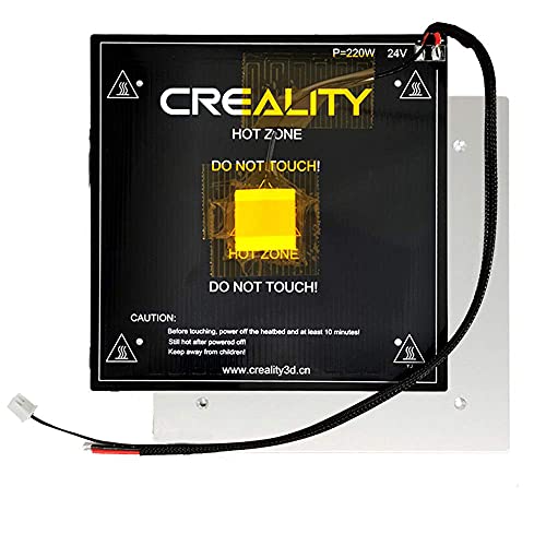 Official Ender 3 V2 Heated Bed 3D Printer Replacement Hot Bed 220W 24V with Cable Compatible for Creality Ender 3, Ender 3 Pro, Ender 3 V2, Ender 3 Neo, Ender 3 V2 Neo...
