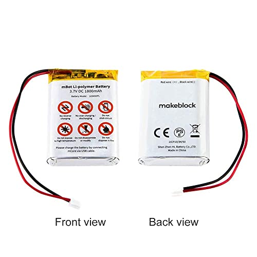 Makeblock Bundle of mBot Pink Robot Kit + 3.7V Rechargeable Li-Polymer Battery