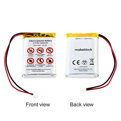 Makeblock Bundle of mBot Pink Robot Kit + 3.7V Rechargeable Li-Polymer Battery