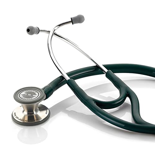 ADC Adscope 601 Convertible Cardiology Stethoscope, AFD Tunable Technology - color: Dark Green