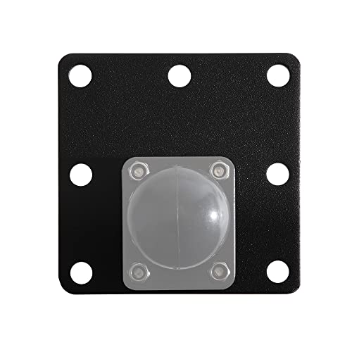 ARKON Mounts SP92AMPSPLATE Square Mounting Backer Plate Adapter with 4-Hole AMPS Drill-Base Pattern