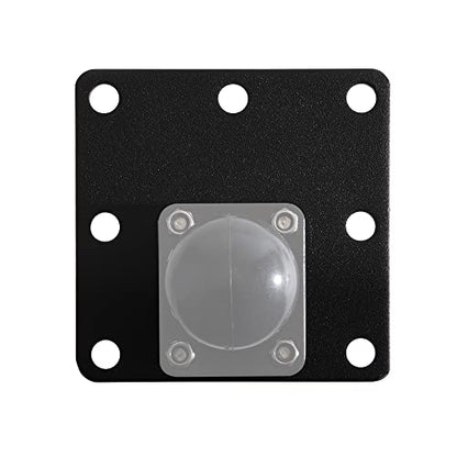 ARKON Mounts SP92AMPSPLATE Square Mounting Backer Plate Adapter with 4-Hole AMPS Drill-Base Pattern