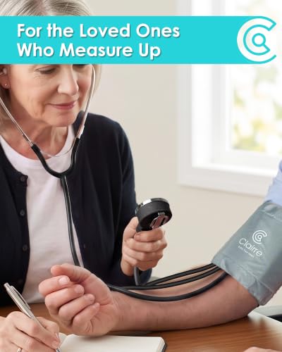 Manual Blood Pressure Cuff with Stethoscope for Nursing Students - color: Gray, style: With Basic Stethoscope