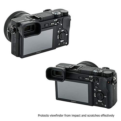 Kiwifotos FDA-EP10 Viewfinder Eyecup Eyepiece for Sony A6000 A6100 A6300 - size: Sony FDA-EP10 Replacement
