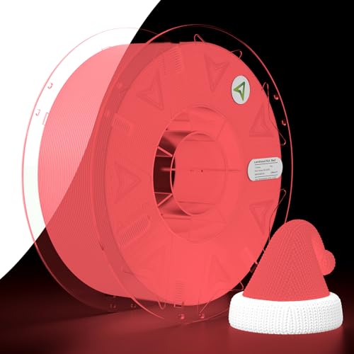 Creality Official Hyper PLA Filament 1.75mm, Glow in The Dark Filament, 3D Luminous PLA Printer Filament, RFID Filament, Best with UV Lamps, Fit Most FDM 3D Printers, 1kg Spool (2.2 lbs) Pink - color: Luminous Pink