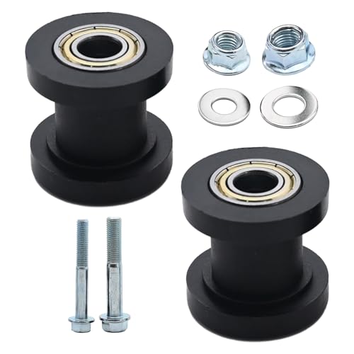 SYOWADA 8mm 10mm Chain Roller Pulley Tensioner Wheel Guide Replacement for Motorcycle Mini Bike ATV 125cc 140cc 160cc XR125 CRF50 SSRC Pit Dirt Bike Parts