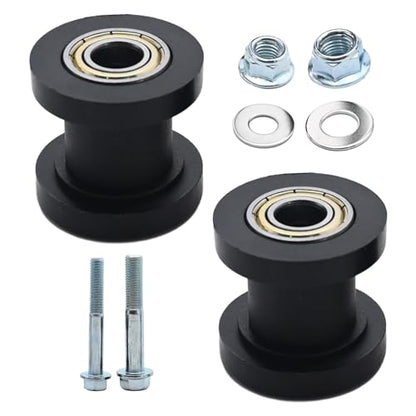SYOWADA 8mm 10mm Chain Roller Pulley Tensioner Wheel Guide Replacement for Motorcycle Mini Bike ATV 125cc 140cc 160cc XR125 CRF50 SSRC Pit Dirt Bike Parts