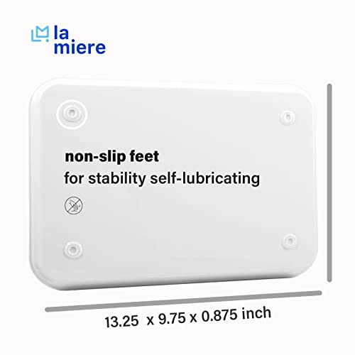 LA MIERE 1Pcs Autoclavable Dental Procedure Tray Lockable Set up Flat Trays Size B (Ritter),Plastic Instrument B-Lok Flat Trays, 13.25 x 9.75X 0.875 Inches (1, Pure White) - color: Pure White, size: 1