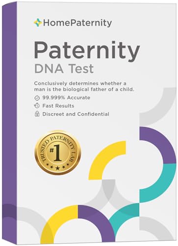 HomePaternity DNA Paternity Testing for Child and Father, USPS Return, Over 99.99% Confidence, All Fees Included, Fast Paternity Results - size: USPS Return