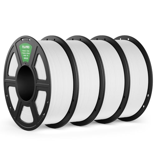 PLA PRO 3D Printing Filament 1.75mm 4KG White - color: 4*white